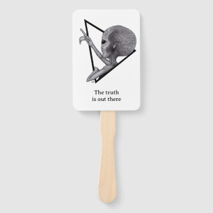 Grey Alien, the truth is out there Hand Fan