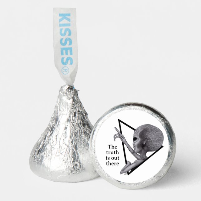 Grey Alien, the truth is out there Hershey®'s Kisses® (Front)