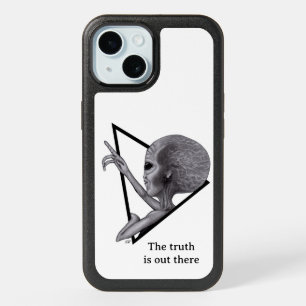 Grey Alien, the truth is out there iPhone 15 Case