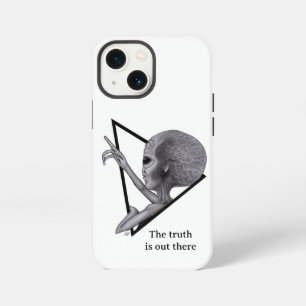 Grey Alien, the truth is out there iPhone 13 Mini Case
