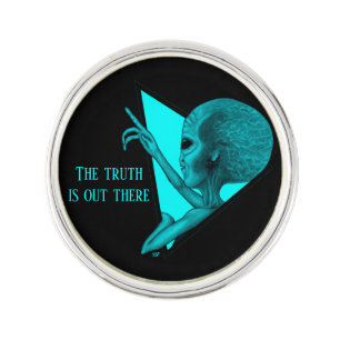 Grey Alien, the truth is out there Lapel Pin