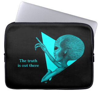 Grey Alien, the truth is out there Laptop Sleeve