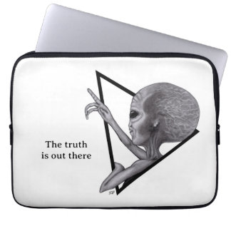 Grey Alien, the truth is out there Laptop Sleeve