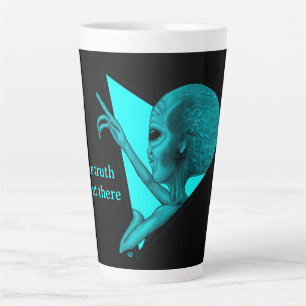 Grey Alien, the truth is out there Latte Mug