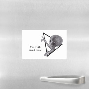 Grey Alien, the truth is out there Magnetic Dry Erase Sheet