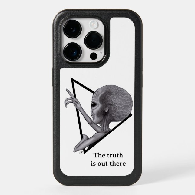 Grey Alien, the truth is out there Otterbox iPhone Case (Back)