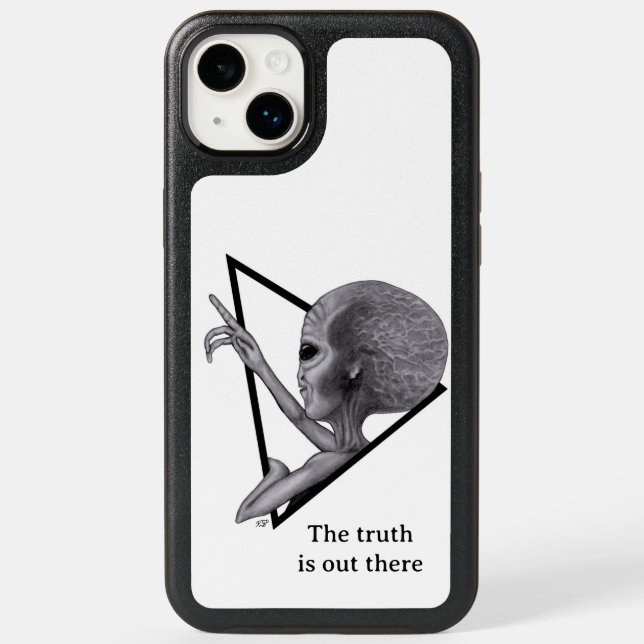Grey Alien, the truth is out there Otterbox iPhone Case (Back)