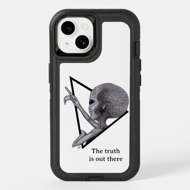 Grey Alien, the truth is out there Otterbox iPhone Case (Back)