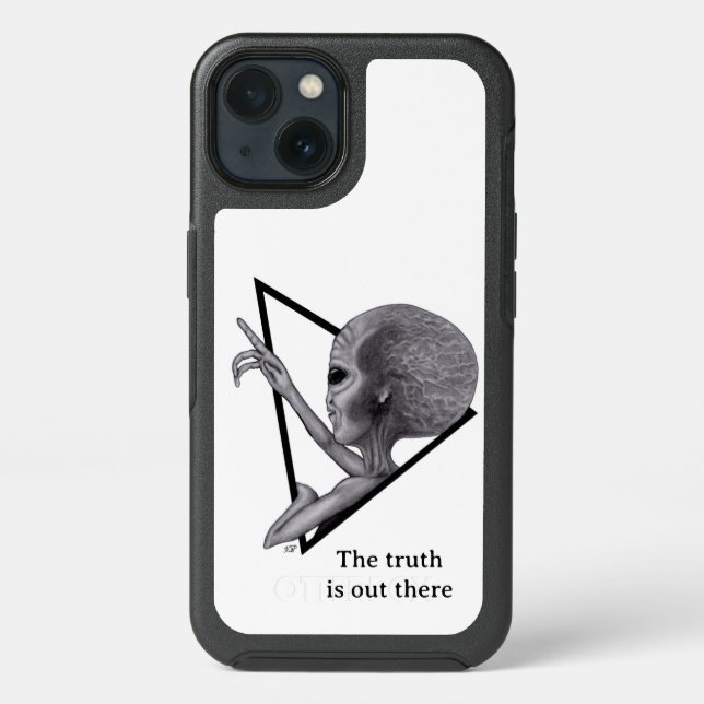 Grey Alien, the truth is out there Otterbox iPhone Case (Back)