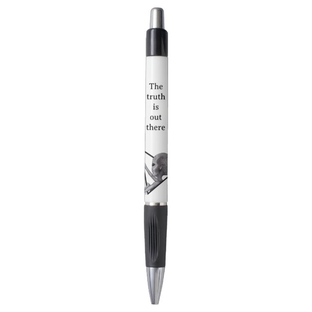Grey Alien, the truth is out there Pen (Front Vertical)