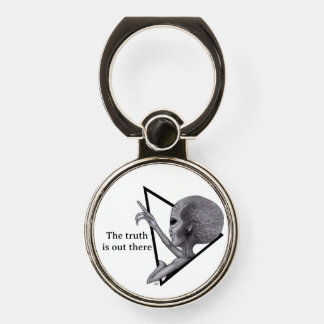 Grey Alien, the truth is out there Phone Ring Stand