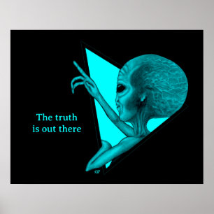 Grey Alien, the truth is out there Poster