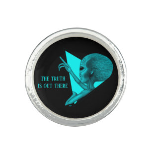 Grey Alien, the truth is out there Ring