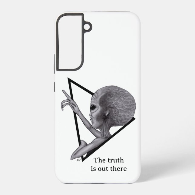 Grey Alien, the truth is out there Samsung Galaxy Case (Back)
