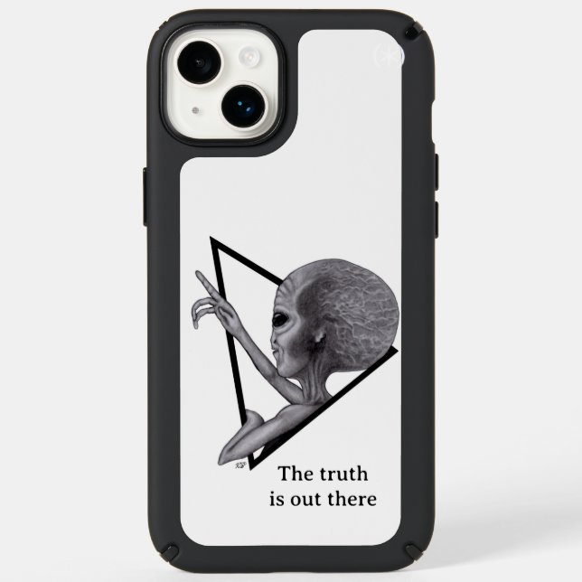 Grey Alien, the truth is out there Speck iPhone Case (Front)