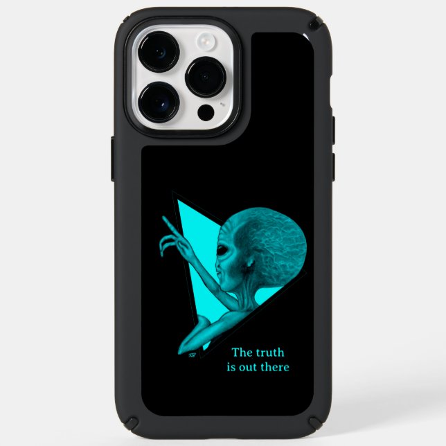 Grey Alien, the truth is out there Speck iPhone Case (Front)