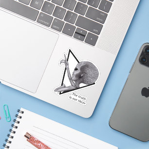 Grey Alien, the truth is out there Sticker