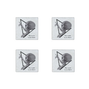 Grey Alien, the truth is out there Stone Magnet
