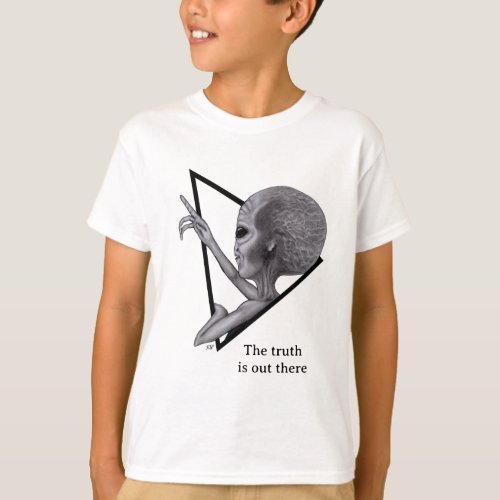 Grey Alien the truth is out there T_Shirt