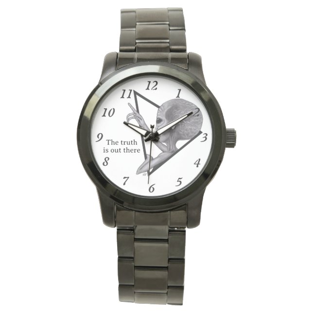 Grey Alien, the truth is out there Watch (Front)