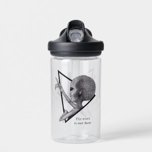 Grey Alien, the truth is out there Water Bottle