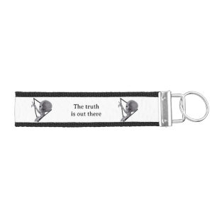 Grey Alien, the truth is out there Wrist Keychain