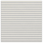 [ Thumbnail: Grey and Beige Lined/Striped Pattern Fabric ]