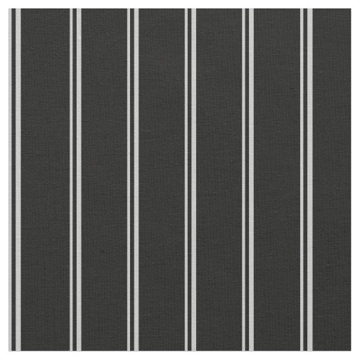 Grey and Black Colored Stripes Fabric