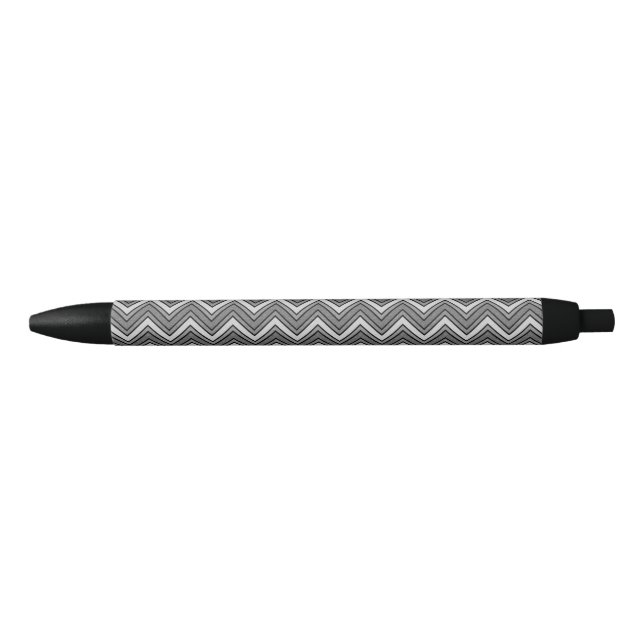 Grey and black sketch chevron pen (Front)