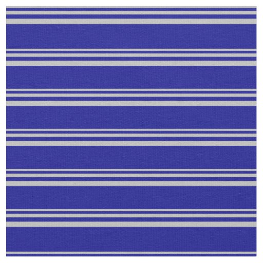 Grey and Dark Blue Lines/Stripes Pattern Fabric