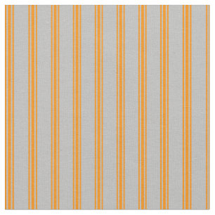 Grey and Dark Orange Striped/Lined Pattern Fabric