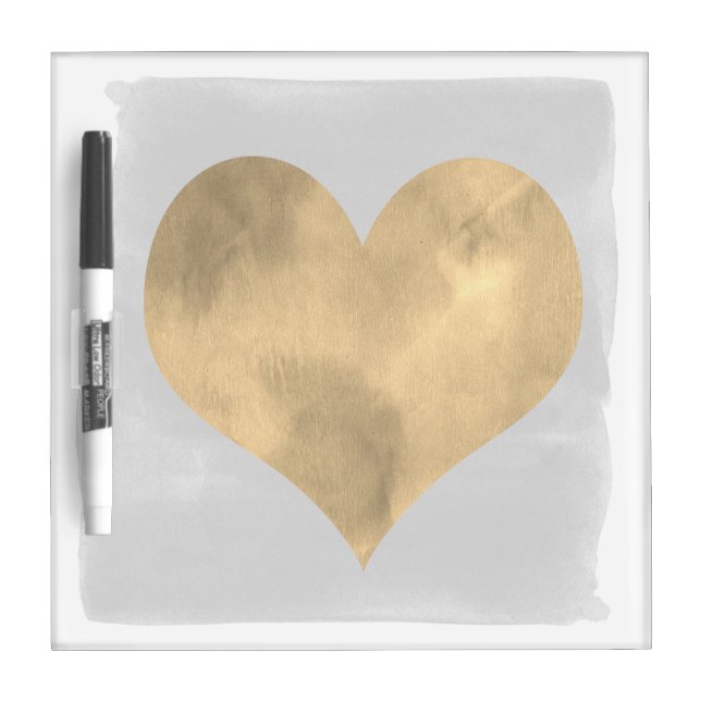 Grey and Gold Dry Erase Board (Front)
