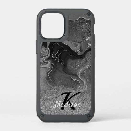 Grey and golden sensual design speck iPhone 12 mini case