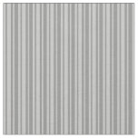 [ Thumbnail: Grey and Gray Stripes Fabric ]