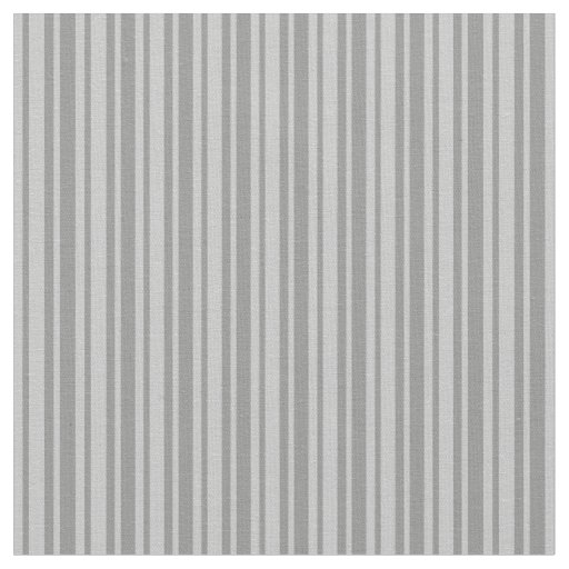 Grey and Gray Stripes Fabric