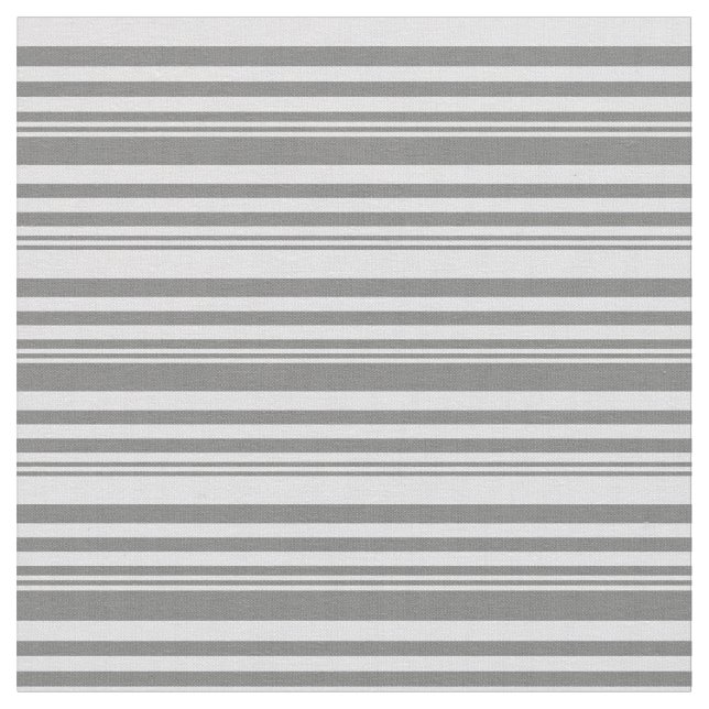 Grey and Lavender Colored Stripes Fabric (Close Up)