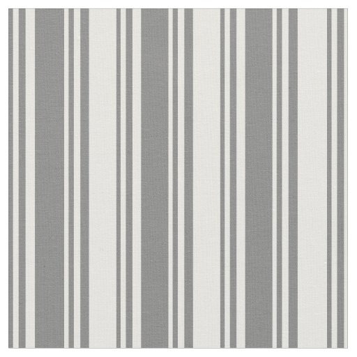 Grey and Mint Cream Striped/Lined Pattern Fabric