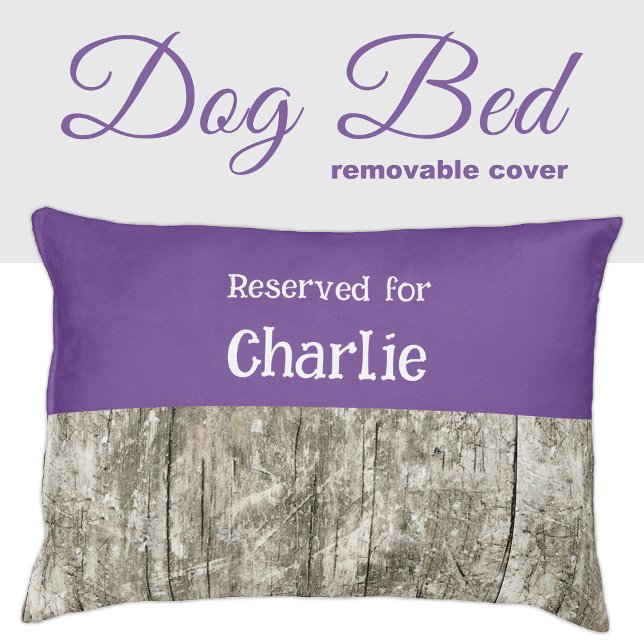 Grey and purple reserved for name pet bed (Creator Uploaded)