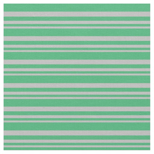 Grey and Sea Green Stripes/Lines Pattern Fabric