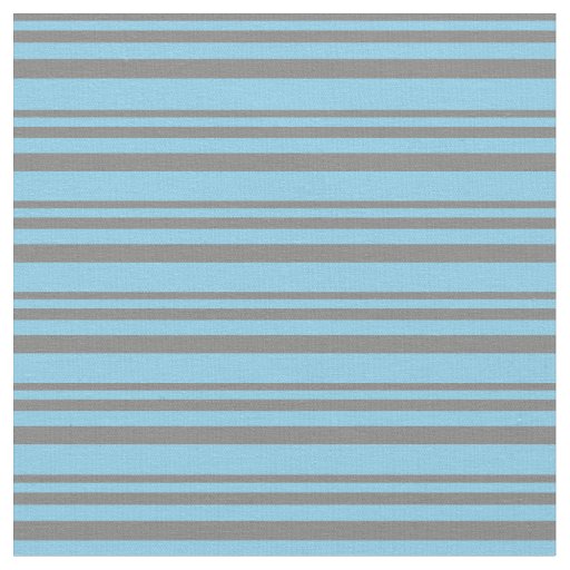 Grey and Sky Blue Pattern Fabric