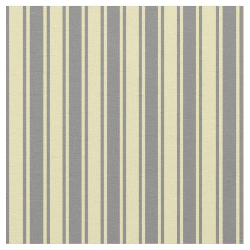 Grey and Tan Stripes/Lines Pattern Fabric