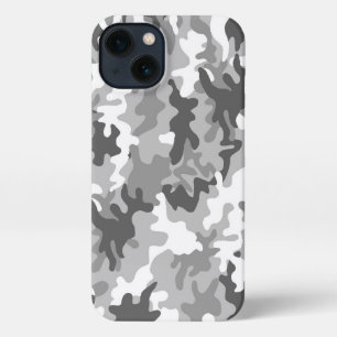 Grey and White Camouflage Case-Mate iPhone Case