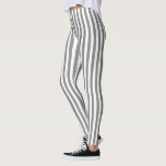 Grey and white candy stripes leggings<br><div class="desc">Grey and white candy stripes</div>