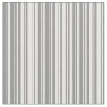 [ Thumbnail: Grey and White Colored Lines Fabric ]