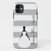 Grey and White Future Mrs. Bride To Be
