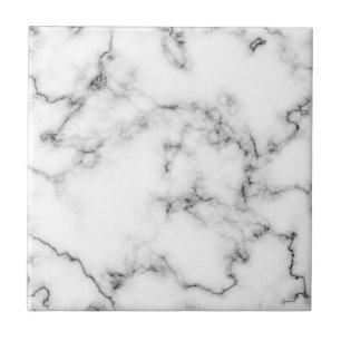 Grey and white Marble effect tile