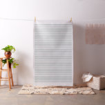 Grey and White Striped Custom Fabric