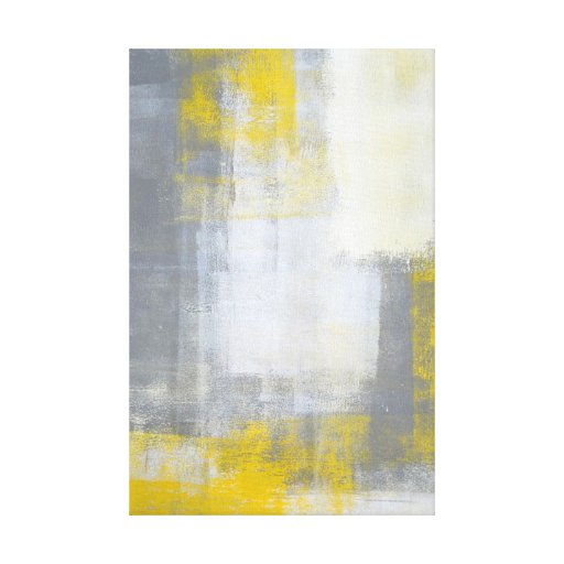 Grey And Yellow Canvas Prints, Grey And Yellow Wrapped Canvas Photo ...