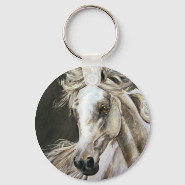 grey arabian keychain (Front)