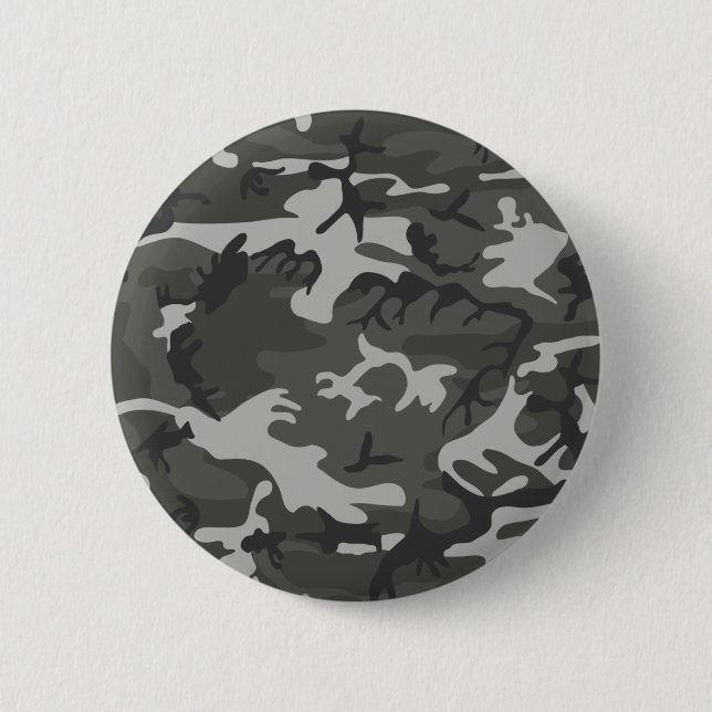 Grey army camouflage button (Front)